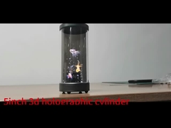 5 inch 3D Hologram Cylinder Transparent Screen Interactieve Hologrammen HoloTube