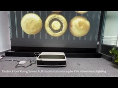 16:9 100 inch gemotoriseerde vloer stijgende ALR-projector scherm voor Ultra Short Throw Projectoren