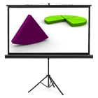 70"X70" Tripod Projection Screen Portable Matte White Screen Fabric With Stand