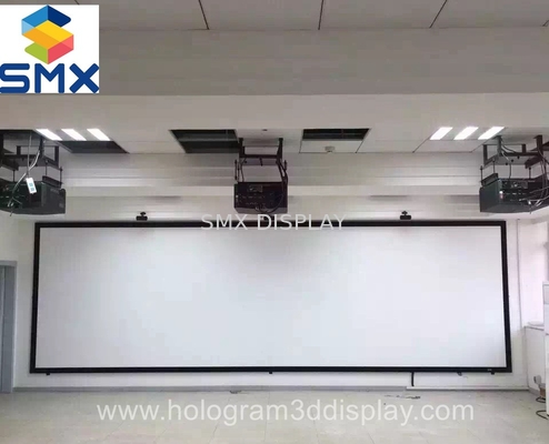 Het grote 4K 3D Zilveren 3D de Projectiescherm van de Bioskoopschermen met het Zilveren Schilderen