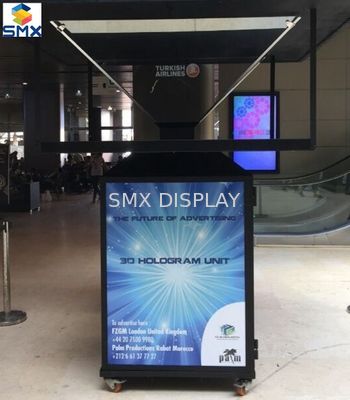 Kwaliteit 4 de opgeruimde Eenheden van de Piramide holografische 3d vertoning voor POS Reclame Fabriek