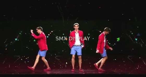 Kwaliteit Van de het Hologramprojector van stadiummusion de Folie Holografische Vertoning 95um Dikte Fabriek