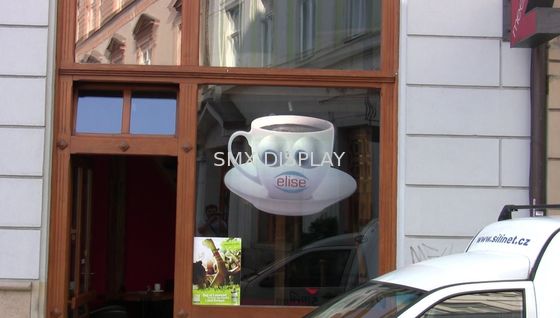 Kwaliteit 100um transparante Achter Holografische het Schermfilm van de Projectiefilm voor Winkelvenster Fabriek