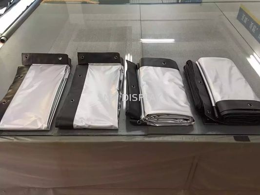 Kwaliteit Het witte Voorprojectiescherm met zwarte grens, het openluchtprojectorscherm Fabriek