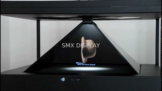 kwaliteit 350cd/m2 3D Holografische Vertoning Aangemaakte Doos van Holocube van het Glas 3D Hologram Fabriek