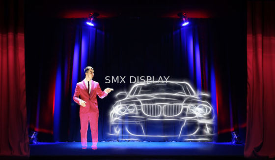 Kwaliteit Weerspiegelende van het de Eyelinerstadium van 45 Graadmusion Holografische de Aanrakingsfolie/Lichte Bezinningsfolie Fabriek