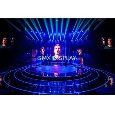 Kwaliteit 3.1m Holo Gauze Screen, 3D Holografisch Mesh Screen Creates Image Floating in de Hemel Fabriek