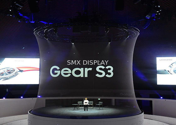 Kwaliteit Elektrisch 3D Holografisch Mesh Screen 30m/50m Holografisch Mesh Projector Screen Fabriek