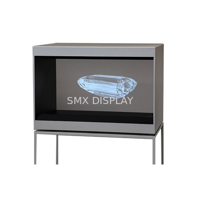 42inch 1 Zij 180 Graad Holografische Vitrine 3D Piramide van het Reclamehologram