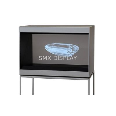Kwaliteit 42inch 1 Zij 180 Graad Holografische Vitrine 3D Piramide van het Reclamehologram Fabriek