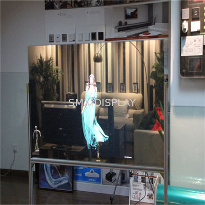 Kwaliteit Spiegel/het Zwarte Achtercontrast van het de Dikte800:1 van de Projectie 3D Holografische Vertoning 130um Fabriek