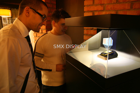 22“ Volledig van de de Reclamevertoning van HD 3D Holografisch Showcase Aangemaakt het Hologramglas