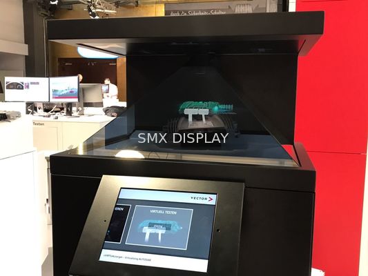 Kwaliteit 22“ van het de Showcase Virtuele Hologram van de Hologrampiramide 3D de Technologie Holografische Doos Fabriek
