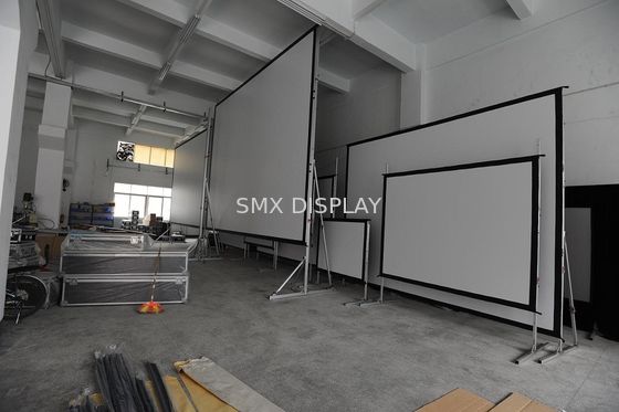 Kwaliteit 200" achter en voor snel vouwbaar scherm met kledingpakketten en vliegtas Fabriek