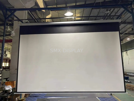 300' elektrisch projectorscherm / wand- en plafondmontage gemotoriseerd projectiescherm met afstandsbediening