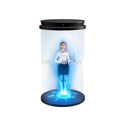 21.5 inch 3D holografische cilinder menselijke digitale interactieve hologrammen voor expositie