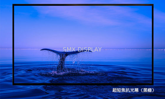 kwaliteit Scherm van het 100 Duim werpt het Anti Lichte Projectie Vaste Kader met ultra plotseling Projector Fabriek