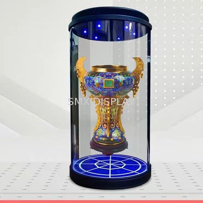 Kwaliteit 3D Hologram Cylinder Transparent Screen Interactieve Hologrammen HoloTube 10,1 inch met USB/SD Card/HDMI Input Interface Fabriek