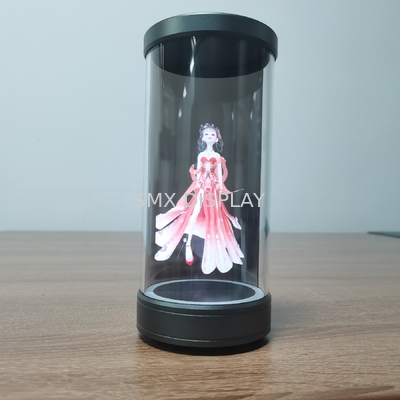 5 inch 360 holografisch display Hologram cilinder met beeldformaat PNG Videoformaat MP4