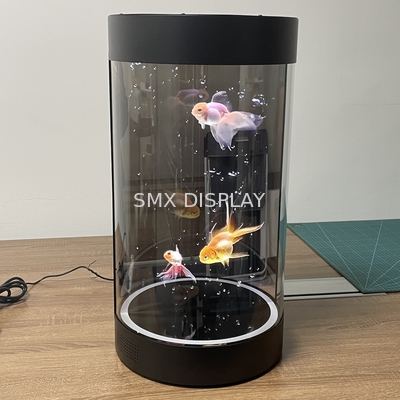 2025 21,5 inch Naakt Oog 360 Holografisch Display, Hoge Resolutie Hologram Cylinder Equipment