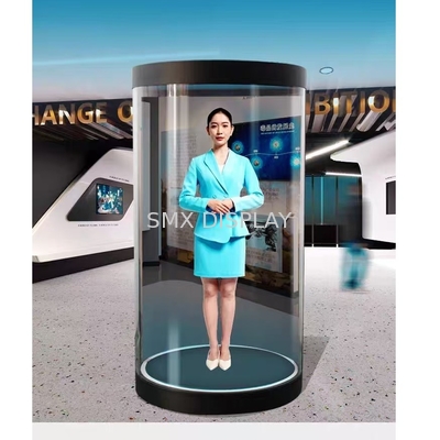 MPG Video Format 75 inch Hologrammen 3D Digitaal Signage met Audio 8 ohm 5W Dual Speakers en Life Size Holographic Display