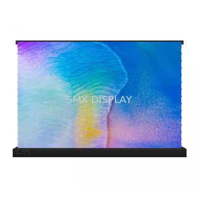 Kwaliteit 120 inch elektrisch spanningsvloer ALR-scherm voor UST-laserprojector gemotoriseerd ultrakorts filmscherm Fabriek