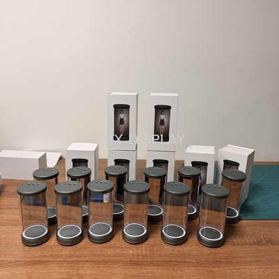 Kwaliteit 5.5 / 21.5/75 inch hologramcilinder box 3d hologramcilinder ai interactief voor Display Museum Fabriek