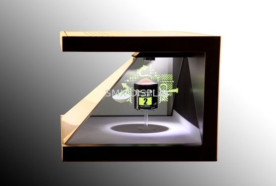 Kwaliteit 3D Hologram Showcase 3-side View Holo Display Hologram Pyramid for Exhibition Advertising Fabriek