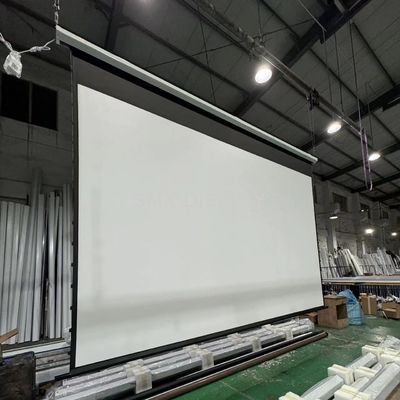 kwaliteit 4x3 m High Quality Large Electric Projection Screen/ Motorized Projector Screen Tubular Motor for Projector Screen Fabriek