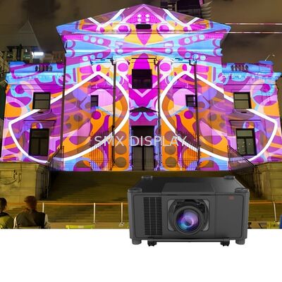 Kwaliteit 22000lumens 3D video mapping projector met rand blending voor naadloze grootschalige gebouw projectie Fabriek