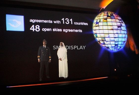 Kwaliteit De weerspiegelende Dikte van de de Projectie Transparante Kleur 95um van het Foliestadium 3D Holografische Video Fabriek