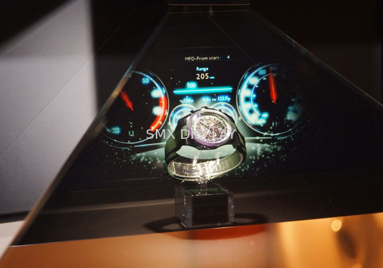 Hoge Holografische Vertoning 65 van de Definitie 3D Piramide“, Showcaseproducten in Hologram