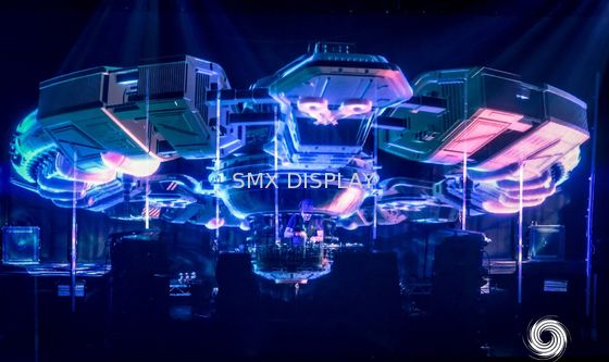 kwaliteit Van het de Projectiesysteem van het Hologaas het Holografische Onzichtbare het Hologramscherm voor Stadium Fabriek