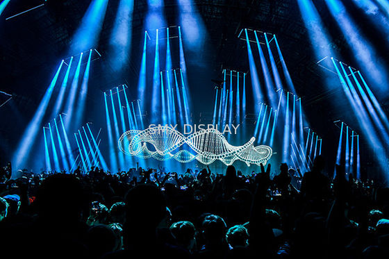 kwaliteit Het Transparante 3D Holografische de Projectiescherm van polyamideholoflex Fabriek