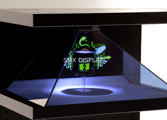 19“ 4 Doos van het Zijaanzicht 3D Hologram voor POS, Holografische Reclamevertoning