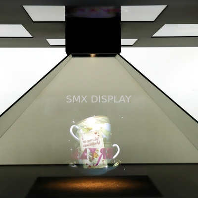 Van het LEIDENE Lichte de Vertoningsusb-poort die Piramidehologram 165x165x82 Cm adverteren