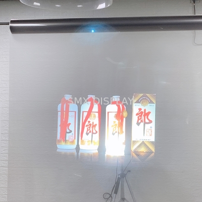 1.52 Film x van de 30 Meter de Duidelijke Transparante Holografische Achterprojectie met Zelfklevend