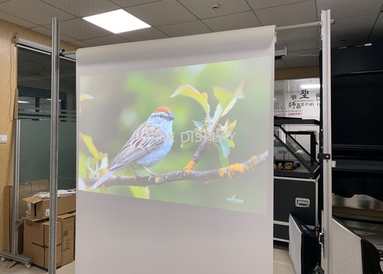 kwaliteit 1.52 x 30 Meter Transparante Holografische Folie voor Achterprojectie op Glas Fabriek