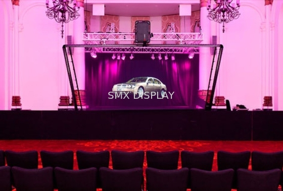3D het Hologramvertoning van de bezinningsfolie 95um 160° voor Live Show