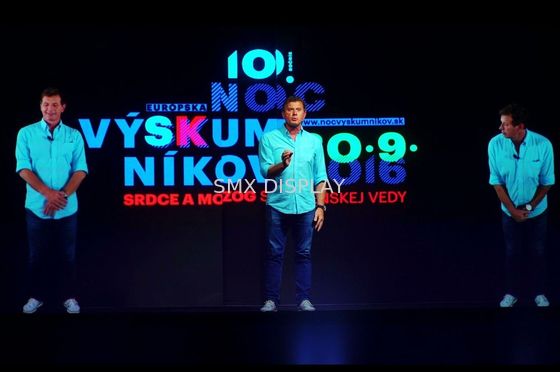 Kwaliteit Transparante Holografische de Projectievertoning 5x30m van 95um 160° Fabriek