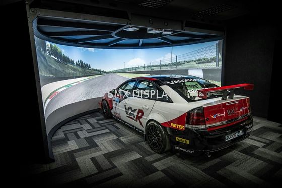 Kwaliteit De 360 Schermenvloer van de Graadvlucht Gebogen Simulatie Status Fabriek