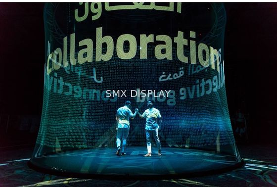 Kwaliteit Film 30m van de Pepperscrim Holografische Projectie Lengte voor Openlucht Reclame Fabriek