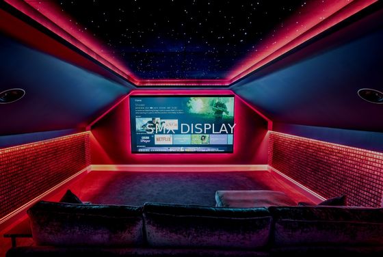 Kwaliteit 9mm Dikte leidde de Comités PMMA RGB 12VDC van het Sterplafond Magnetisch voor Bioskoop Fabriek