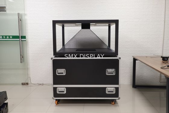 kwaliteit De Vertonings Volledige Resolutie 19 Opgeruimde Duim 4 van het 360 Graad 3d Hologram Fabriek