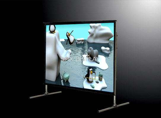 kwaliteit 200 de“ Draagbare mobiele Snelle de Vouwenschermen van het projectorscherm met Voor Wit/Grijs Achtermateriaal Fabriek