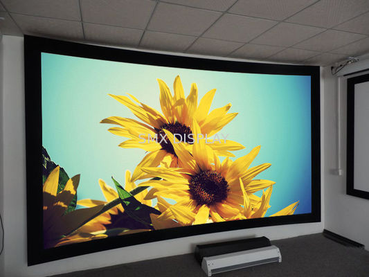 Kwaliteit 180 / 360 het Graad Gebogen Projectiescherm, het ronde scherm van de de aanwinstenprojectie van het projectiescherm hoge Fabriek