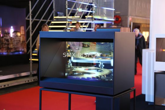 Kwaliteit 1 Zijaanzicht de 22 Duim LEIDENE Lichte 3D Holografische Vertoning van Holocube voor Kleinhandelsvertoning Fabriek