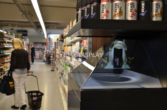 Kwaliteit 270 Graad de Piramidevertoning van de 22 Duim 3D Holografische Projectie voor Reclame Fabriek