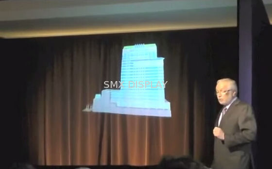 Kwaliteit Van de de Laserprojectie van de Musioneyeliner 3D Holografische het Systeemvertoning, HD-Gebaseerde Video Fabriek