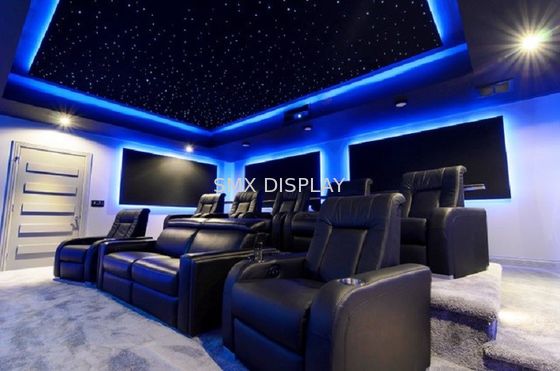Kwaliteit 110V - 220V het Plafondcomités van de vezel Optische Ster RGB Lichte Kleur voor Huisbioskoop Fabriek